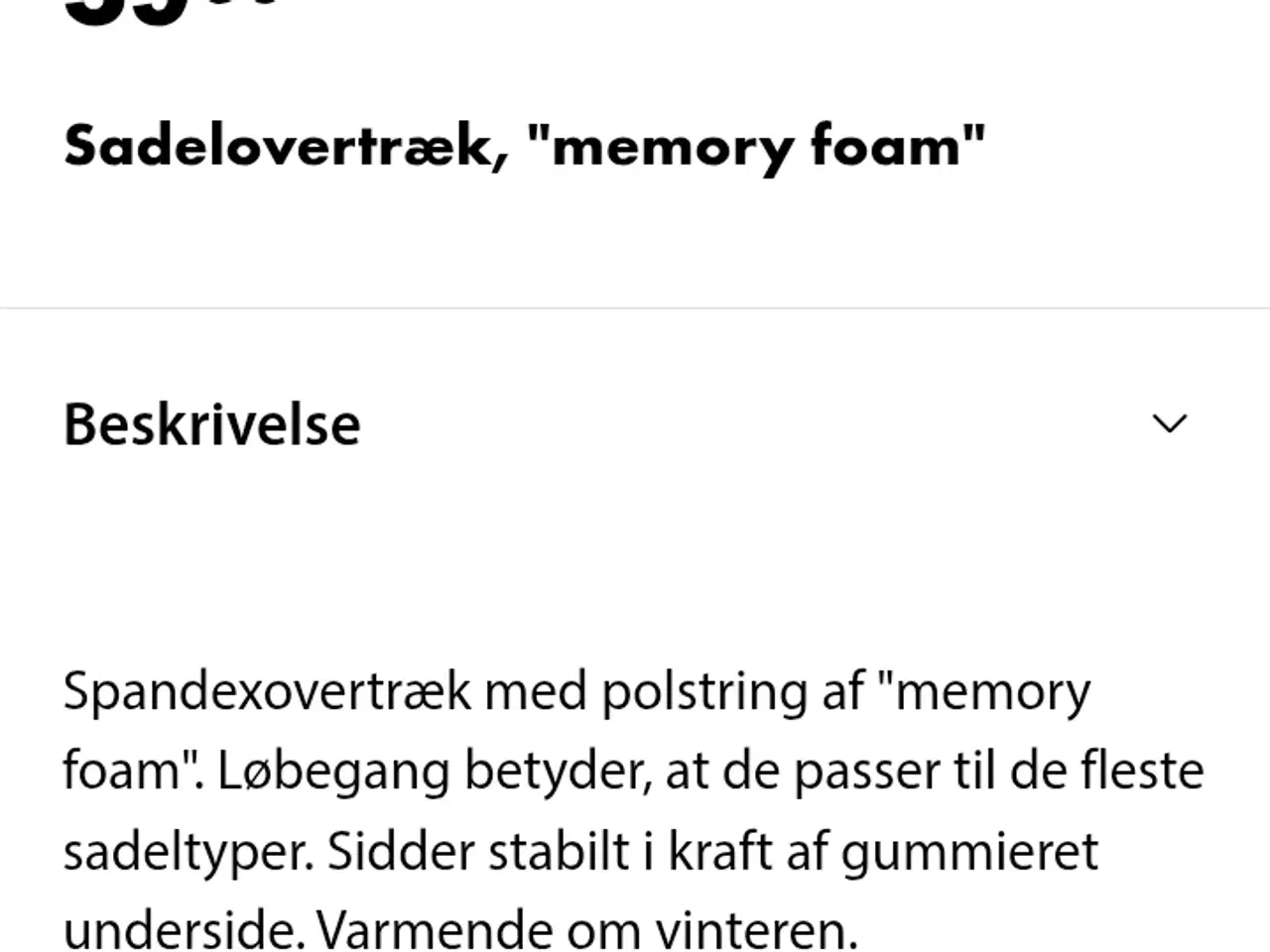 Billede 4 - Sadelovertræk, "memory foam"