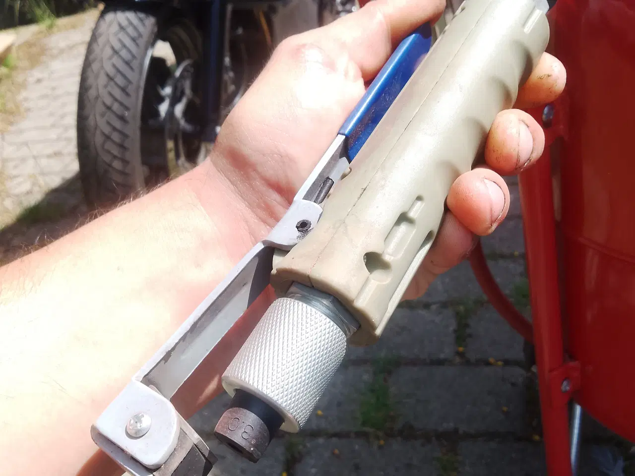 Billede 4 - Sandblæser mobil - 38 liter kapacitet