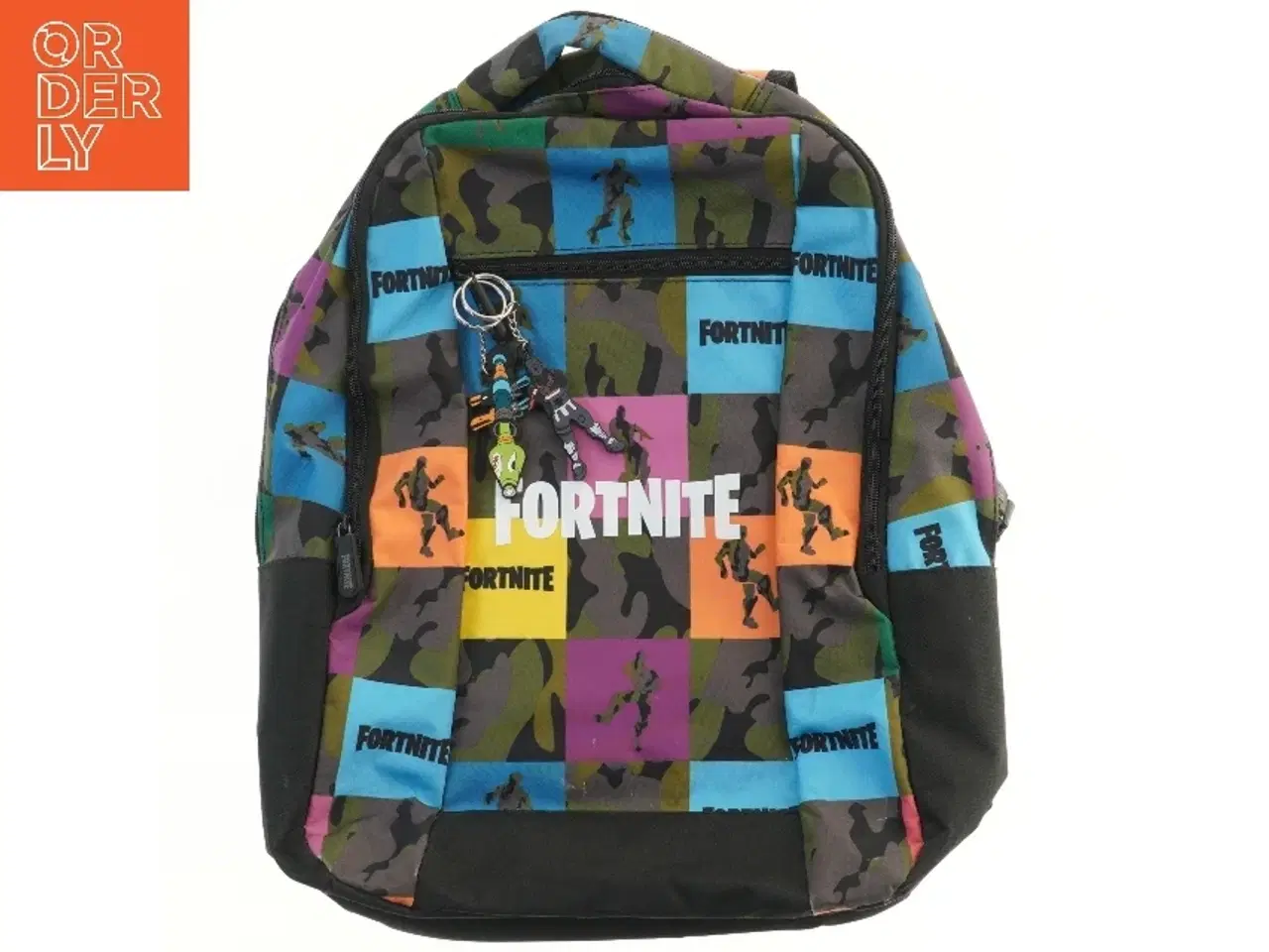 Billede 1 - Fortnite rygsæk med nøglering fra Fortnite (str. 47x40 cm)