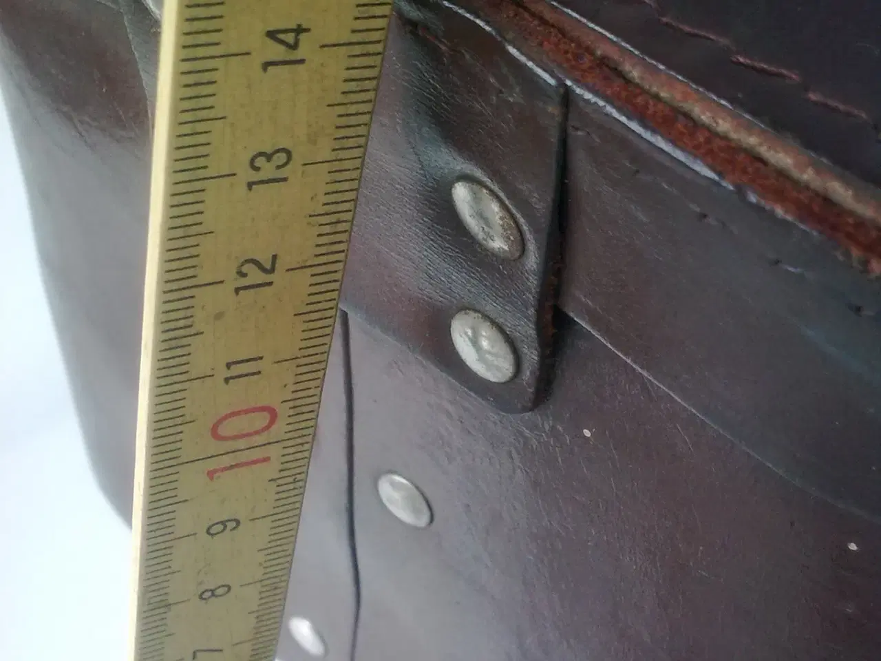 Billede 15 - LÆDER syet Abro NY el. VINTAGE ung brun upcycle