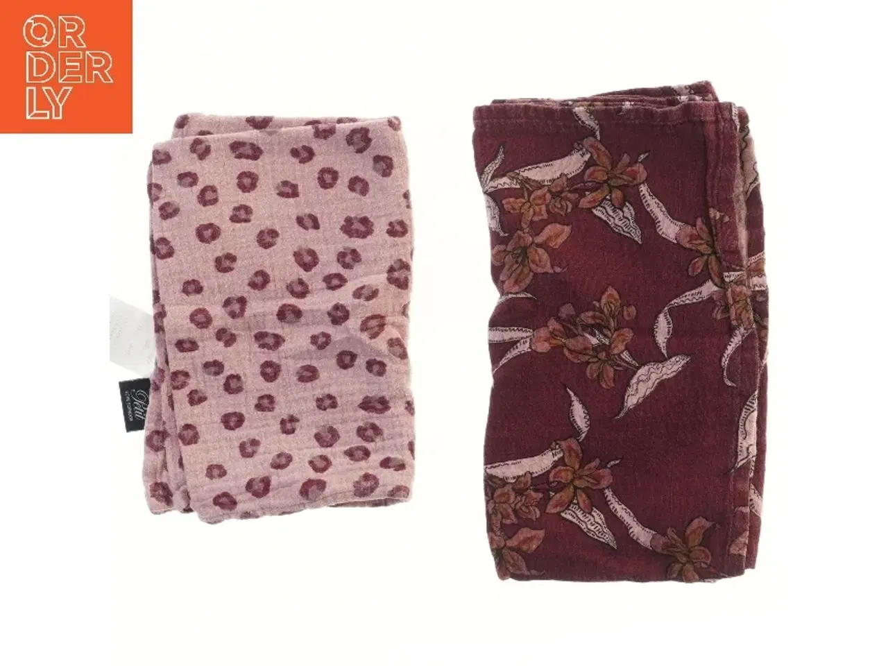 Billede 1 - 2 stk stofbleer med mønster fra Petit sofie schnoor (str. 60x60 cm)