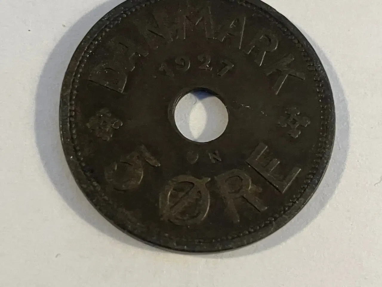 Billede 1 - 5 Øre 1927 Danmark