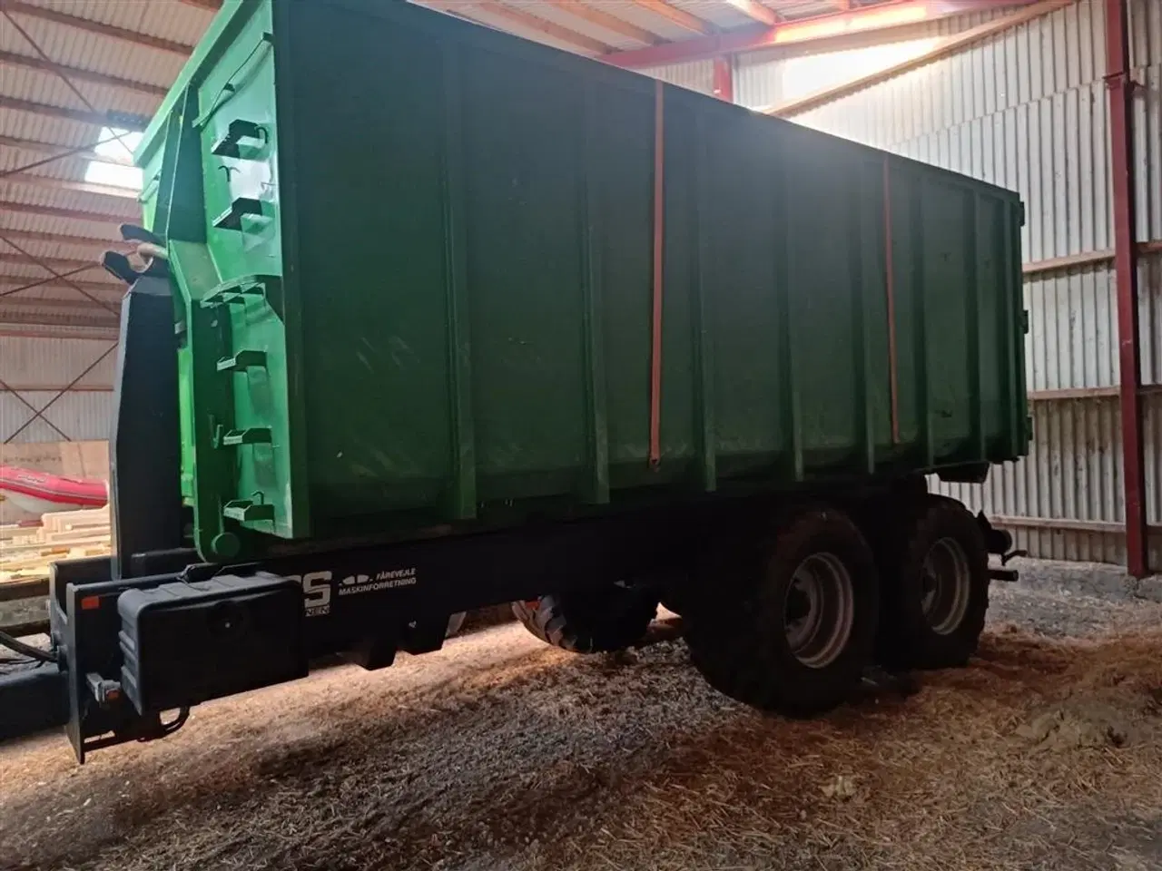 Billede 3 - BS 22t  kroghejsevogn med container