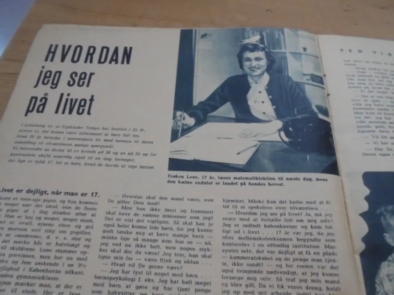 Billede 3 - Ugebladet Tempo nr. 15  fra 1958  25 års jubilæums