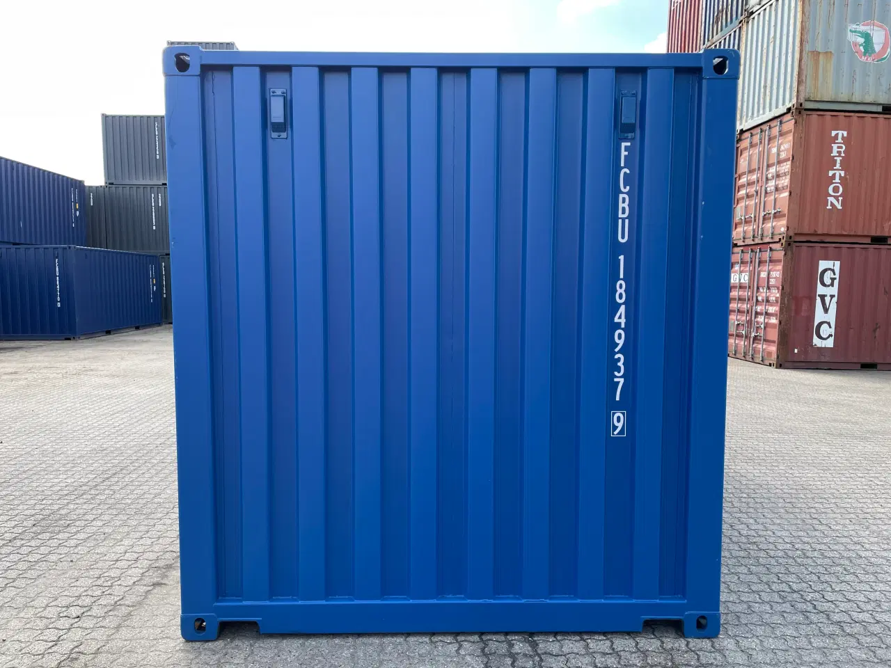 Billede 4 - 20´ fods Container i farve Ral: 5010 nye one way