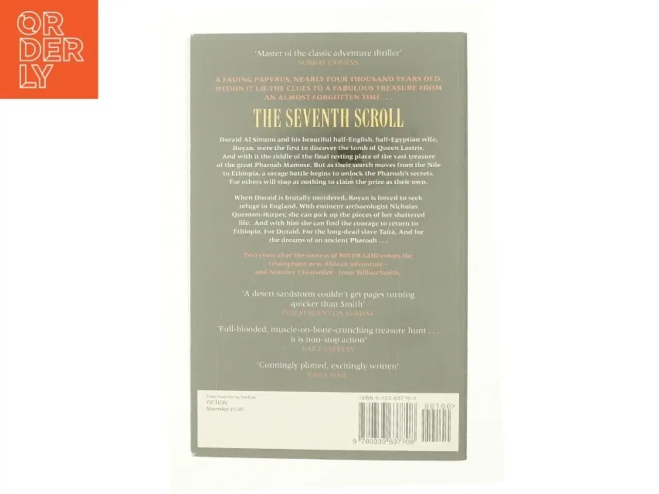 Billede 3 - The Seventh Scroll af Wilbur Smith (Bog)