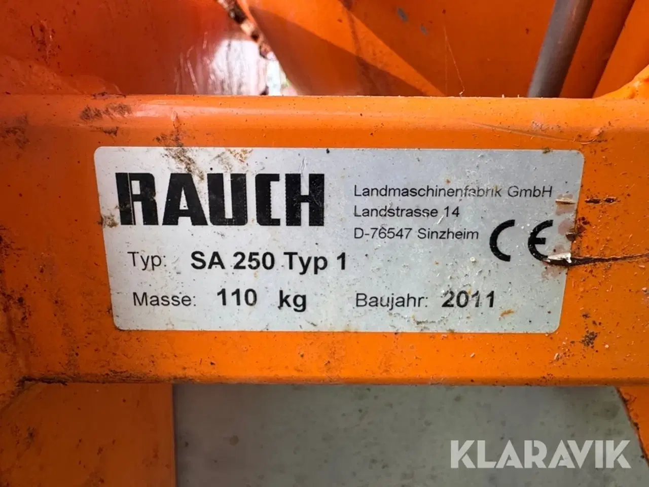Billede 5 - Saltspreder Rauch SA 250 Typ 1