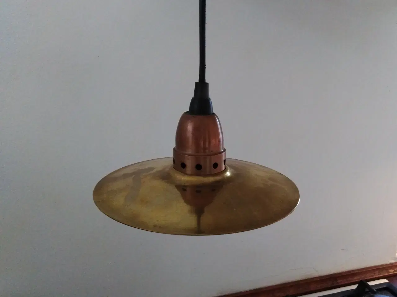 Billede 5 - Pendel i messing og kobber "Filosoflampen"