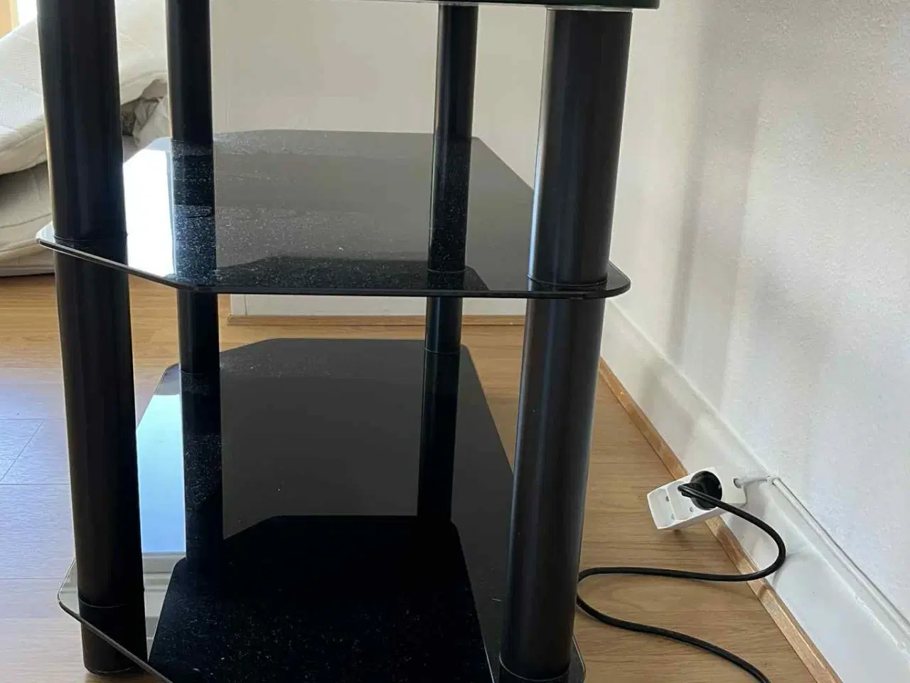 Billede 2 - TV Bord, Glas, Sort