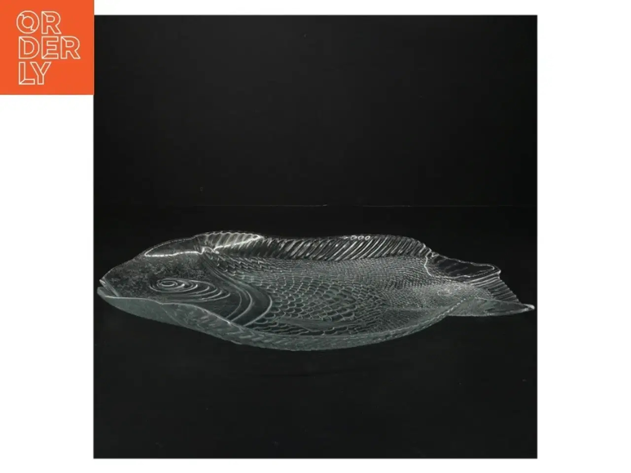 Billede 4 - Glasfisk tallerken  (str. 34 x. 26 cm). 4 stk 275