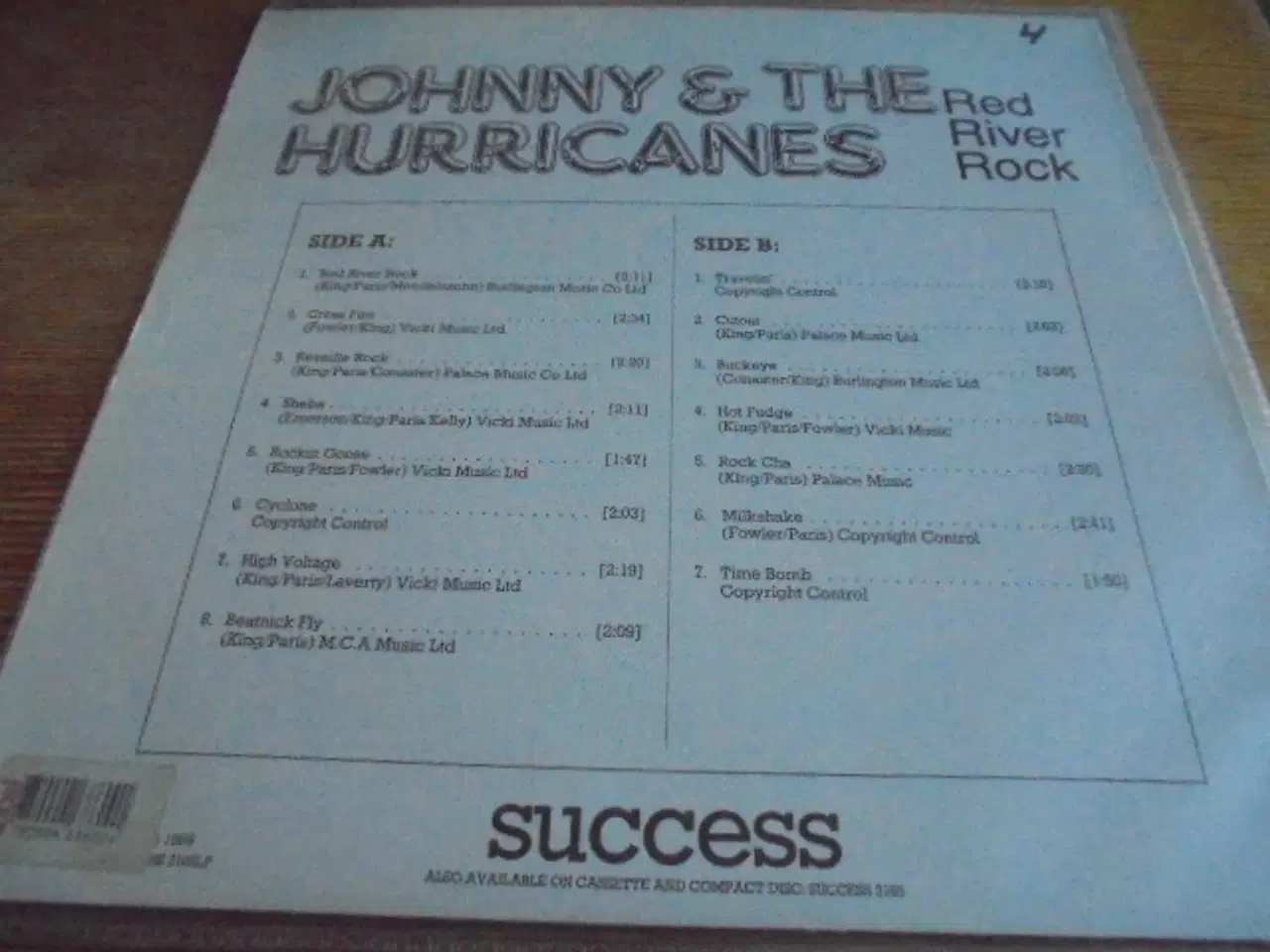 Billede 2 - LP: Johnny & The Hurricanes – Red River Rock  