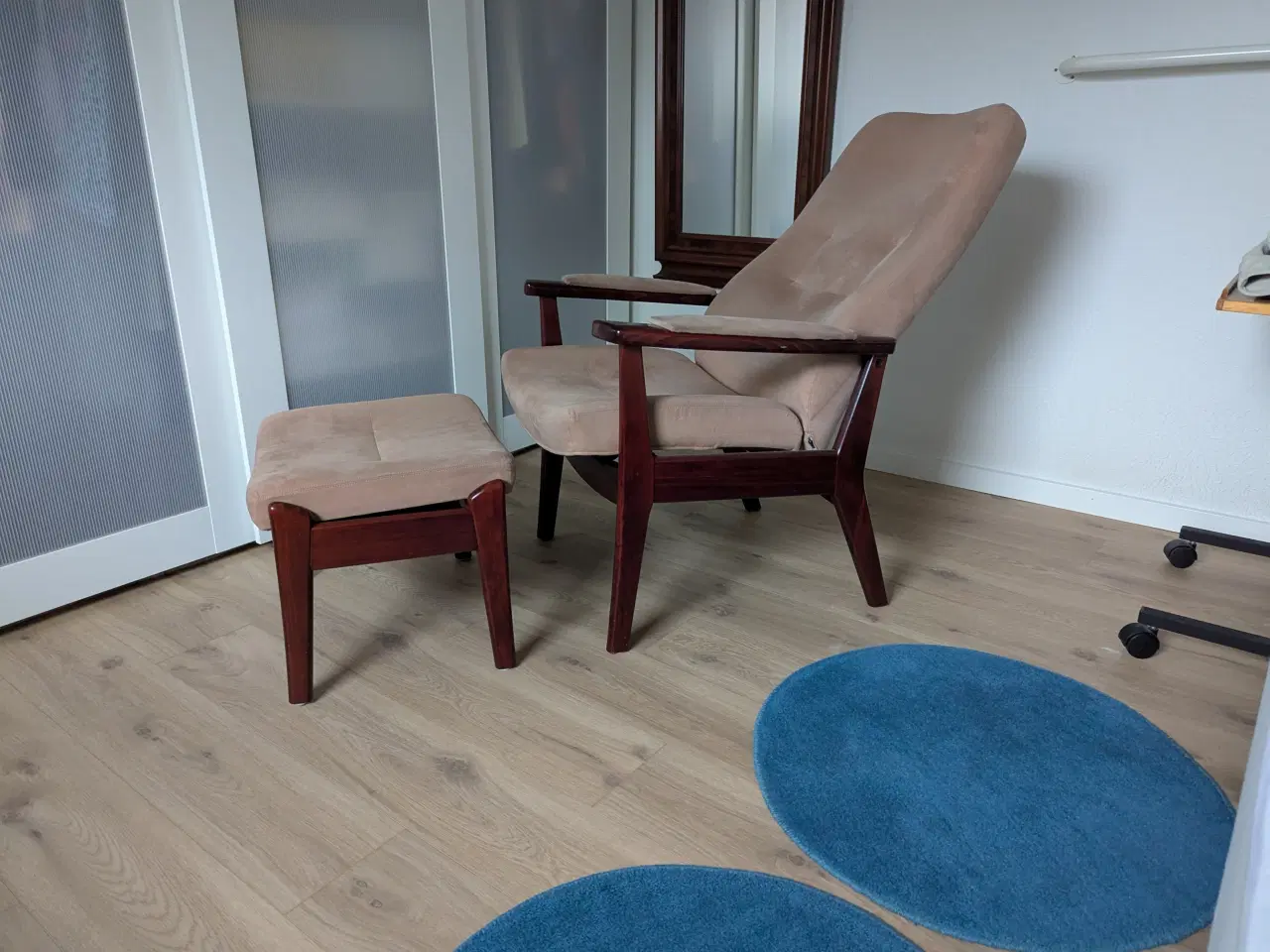 Billede 2 - Otium stol med hvileskammel / benskammel