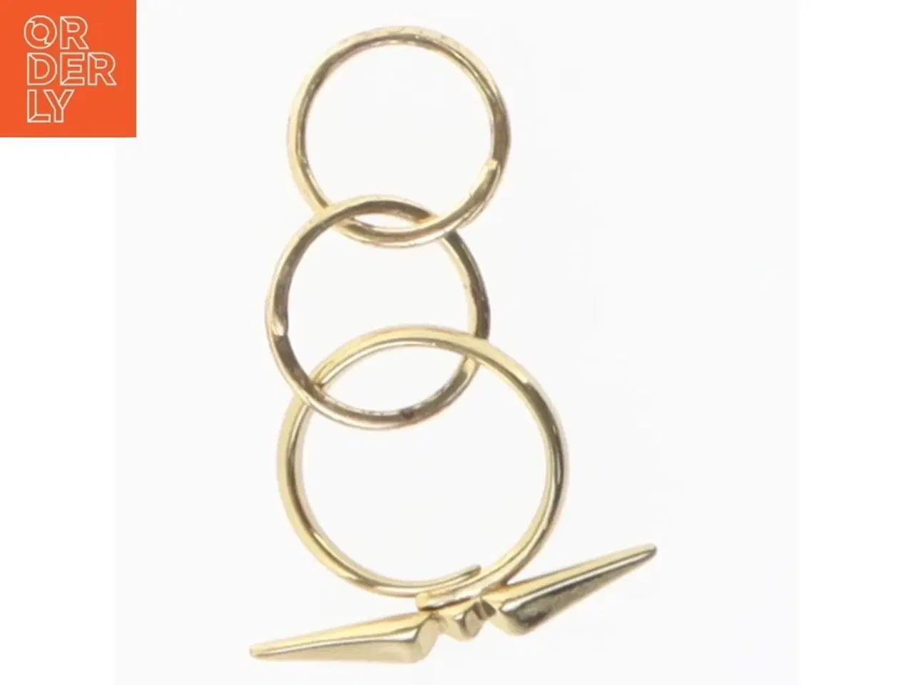 Billede 2 - Guldfarvet broche fra Pilgrim (str. 53 mm)
