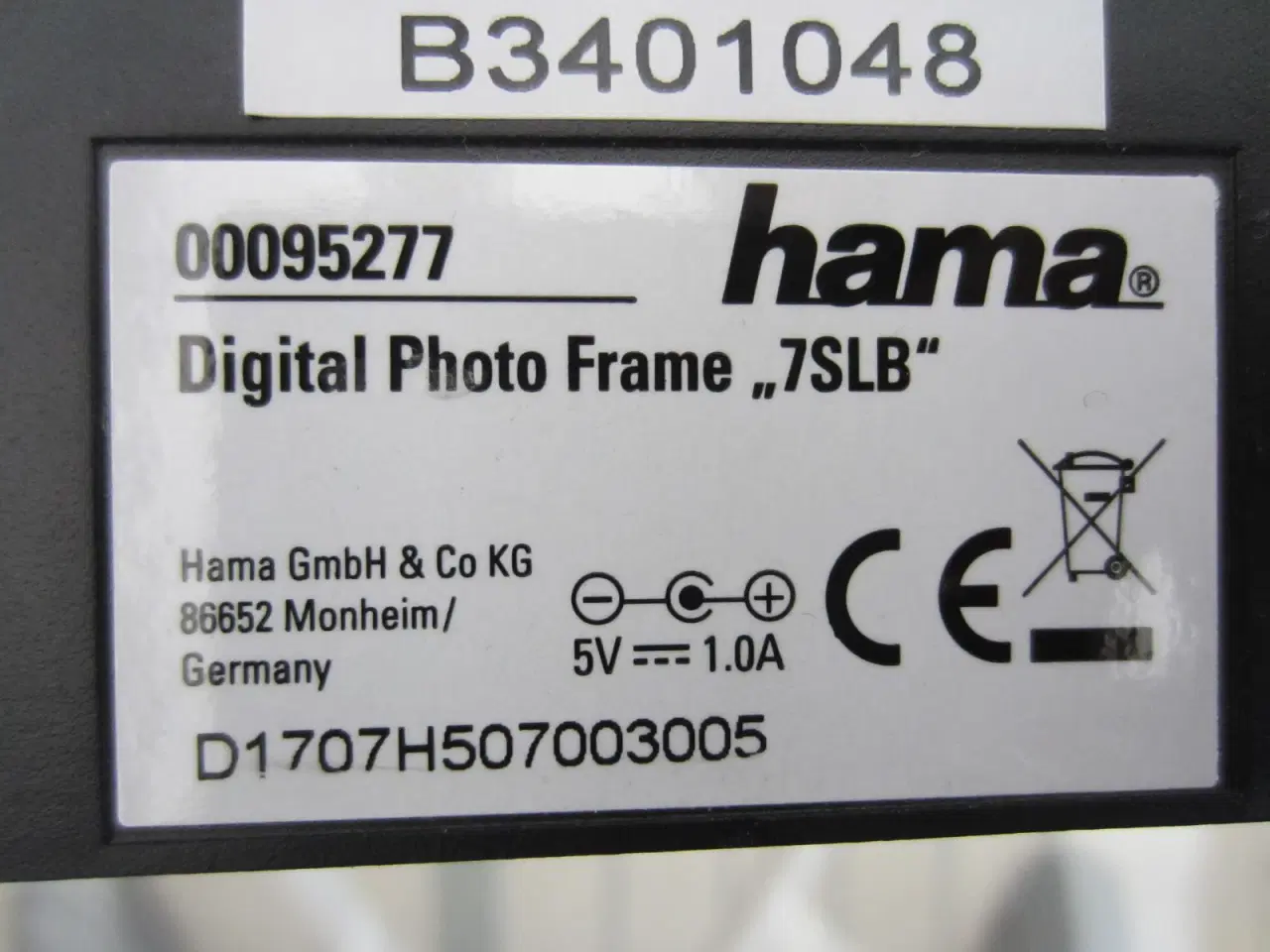 Billede 4 - Hama Digital Photo Frame ”7SLB” digital fotoramme