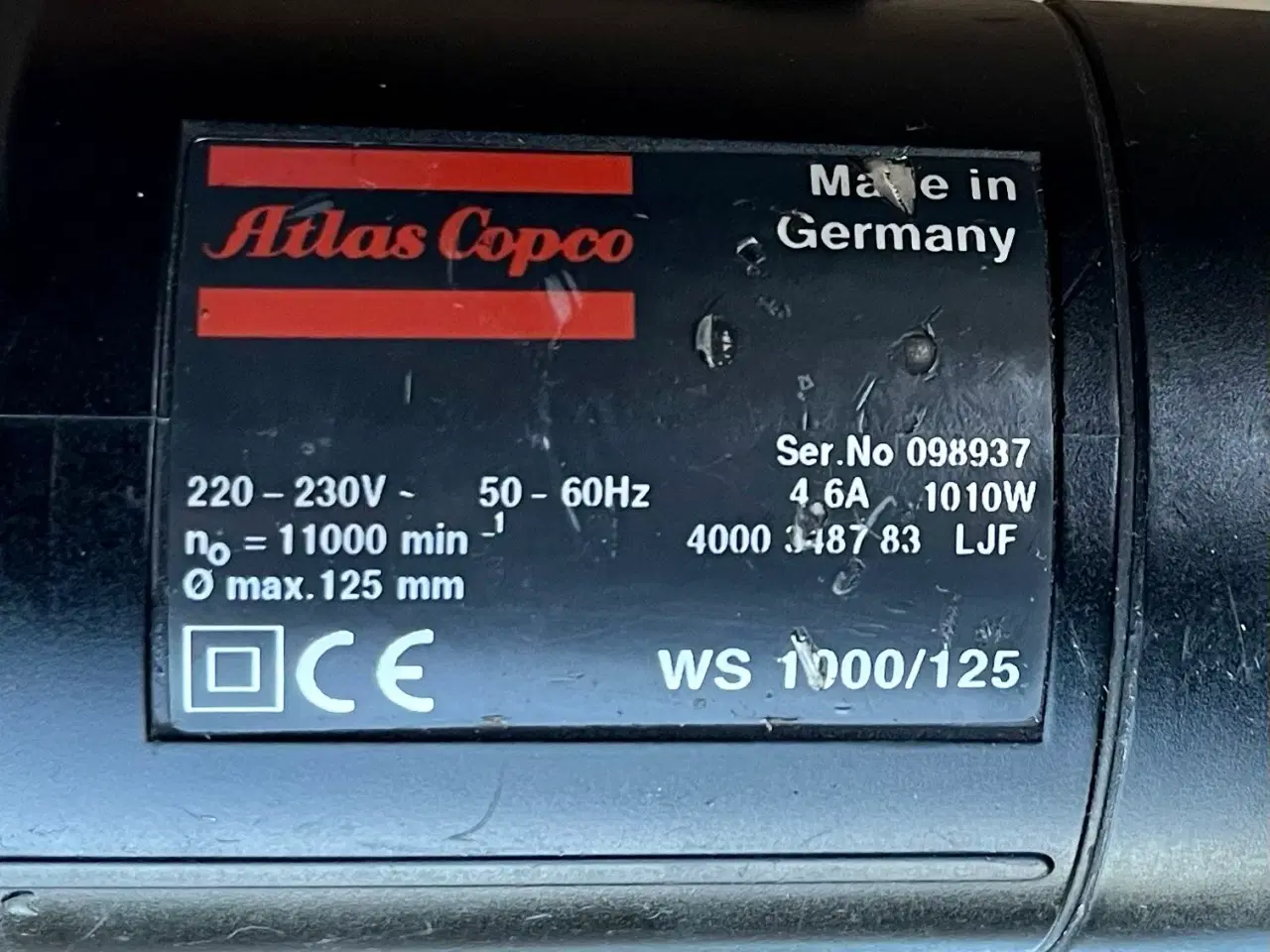 Billede 4 - Kvalitets vinkelsliber 1000w