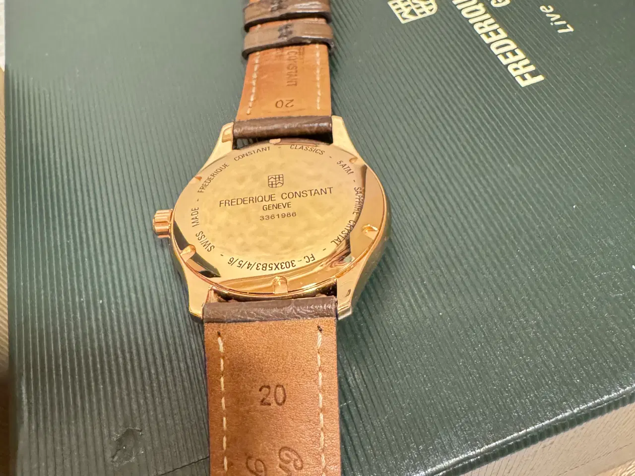 Billede 3 - Sælger Frederique Constant ur  Ref. FC-303LGR5B4  