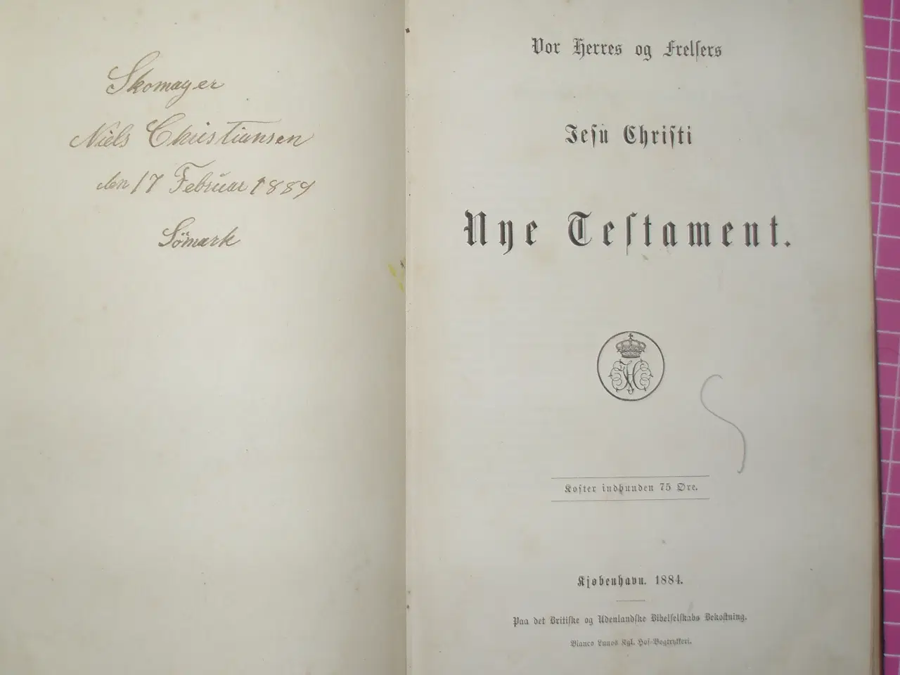 Billede 2 - Vor herres og frelsers Jesu Kristi Nye Testament