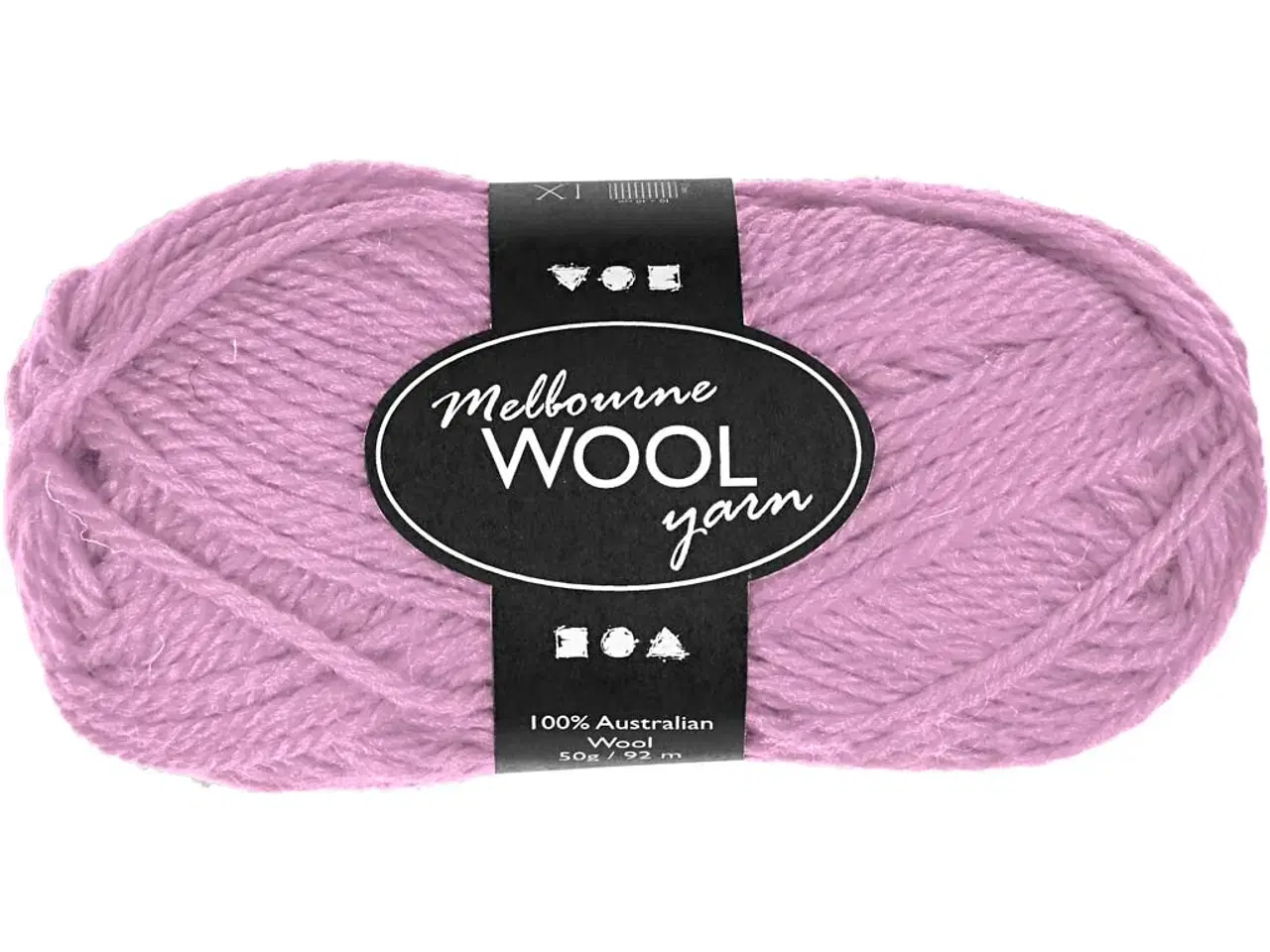Billede 1 - Melbourne Uldgarn - Rosa, 50g, 92m, 100% Uld