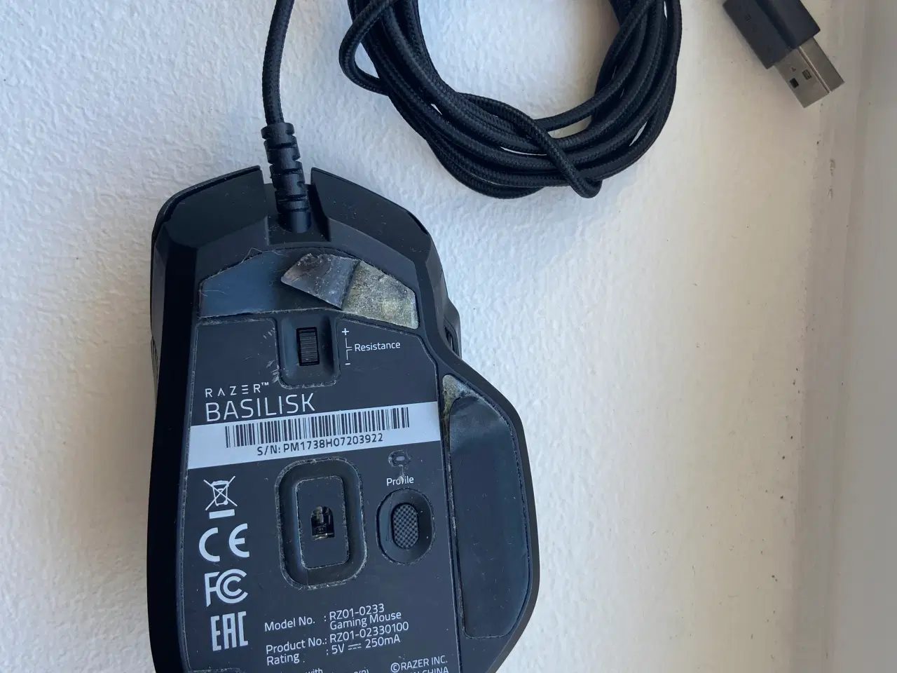Billede 2 - RAZER Basilisk: kablet gaming-mus (kosmetisk slidt