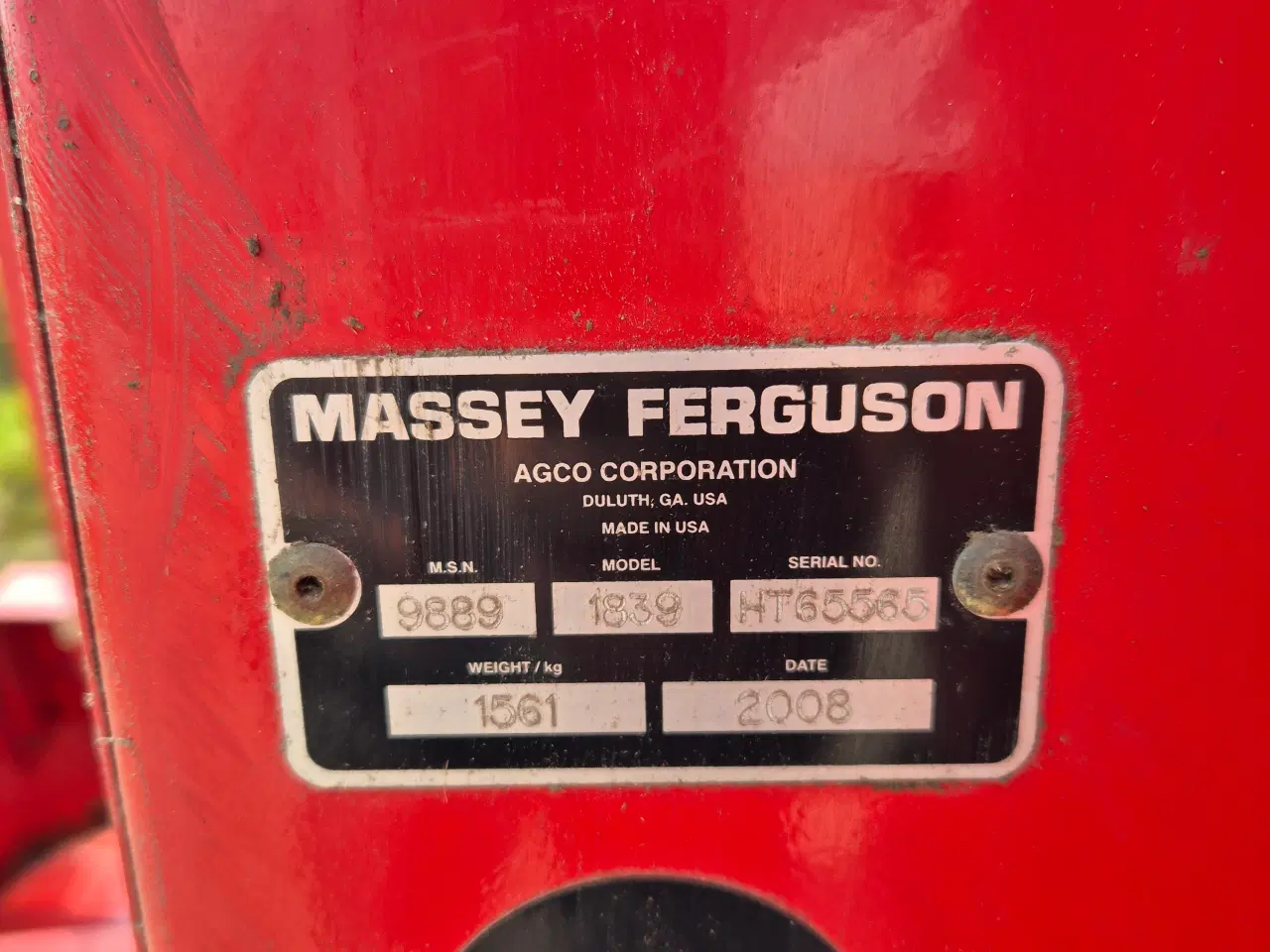 Billede 8 - Massey Ferguson 1839 Småballepresser