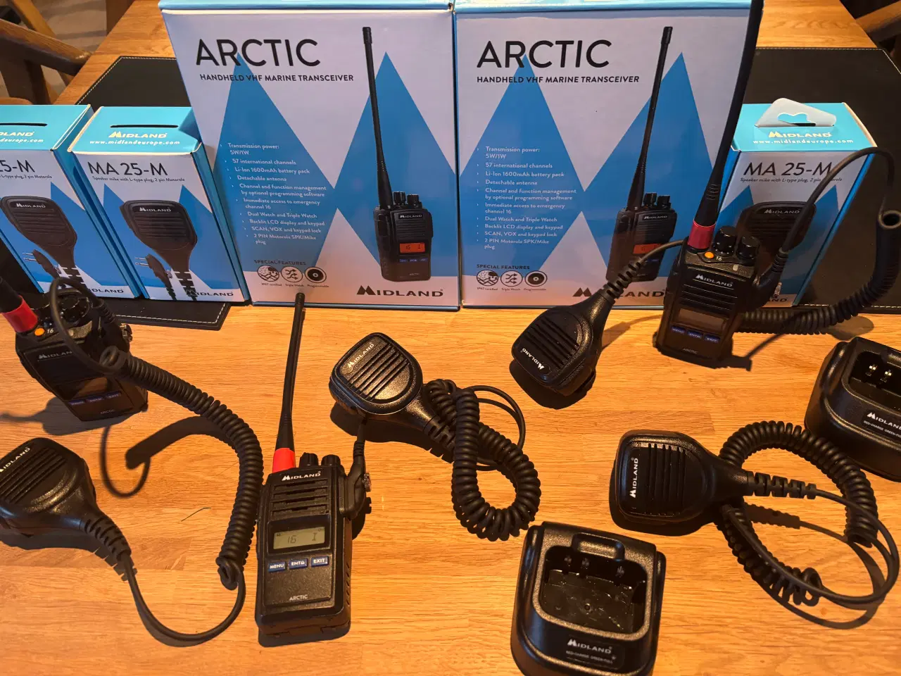 Billede 1 - Midland Actic VHF radioer 6 stk