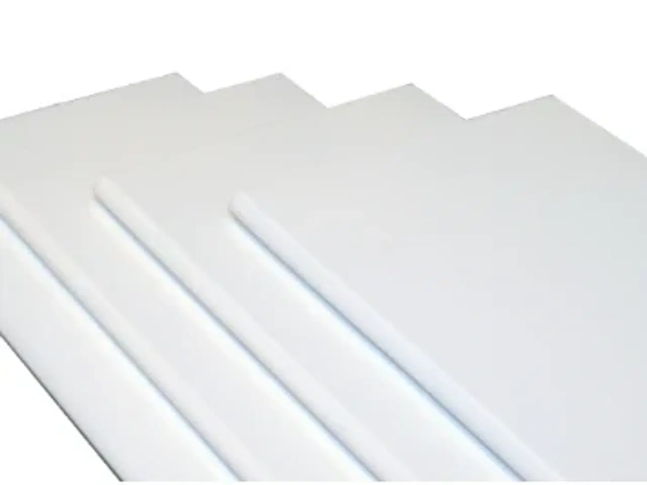Billede 1 - 6 stk. Hylde M-design 100x20x1,50 cm. – Hvid