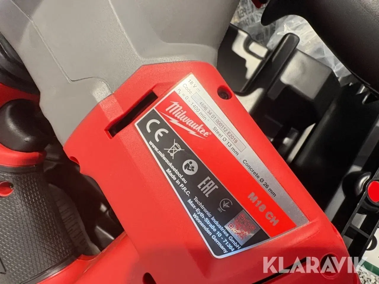 Billede 7 - Slagboremaskine Milwaukee M18 CH