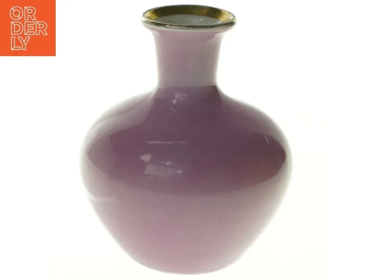 Billede 1 - Lilla keramikvase fra KPM (str. H. 11 cm. ø. 10 cm)