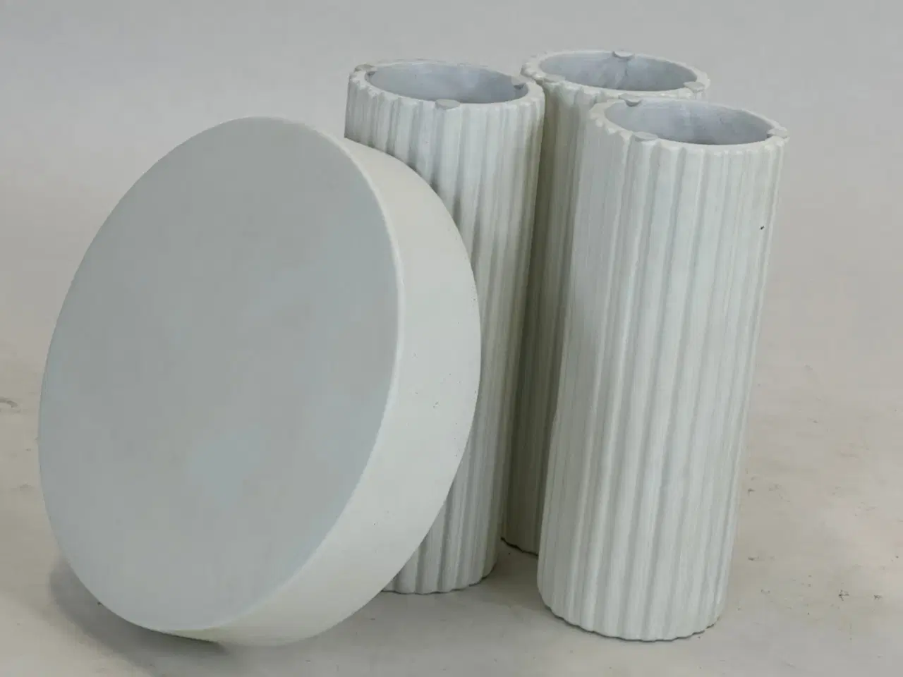 Billede 5 - NORR11 GEAR SIDE TABLE Sofabord – Hvid 45x45x48 cm