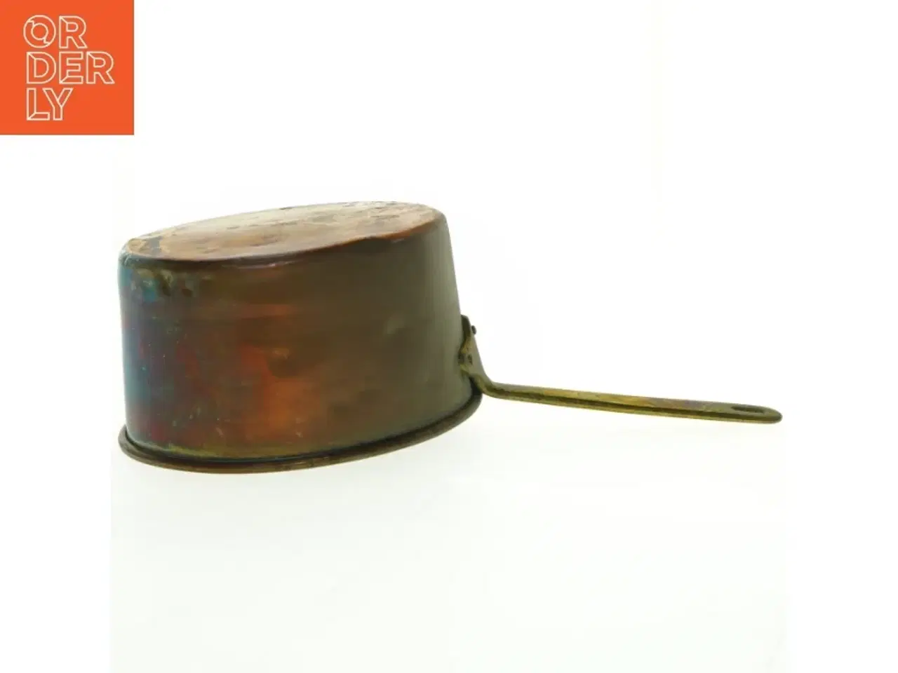 Billede 2 - Antik Skultuna 1607 kobber kasserolle (str. Diameter 20 cm h 11 cm)