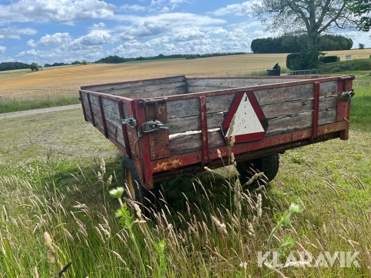 Billede 5 - LOT: tipvogn og Skrabeblad TIM OG Frangård 4,5 tons vogn/G-250L