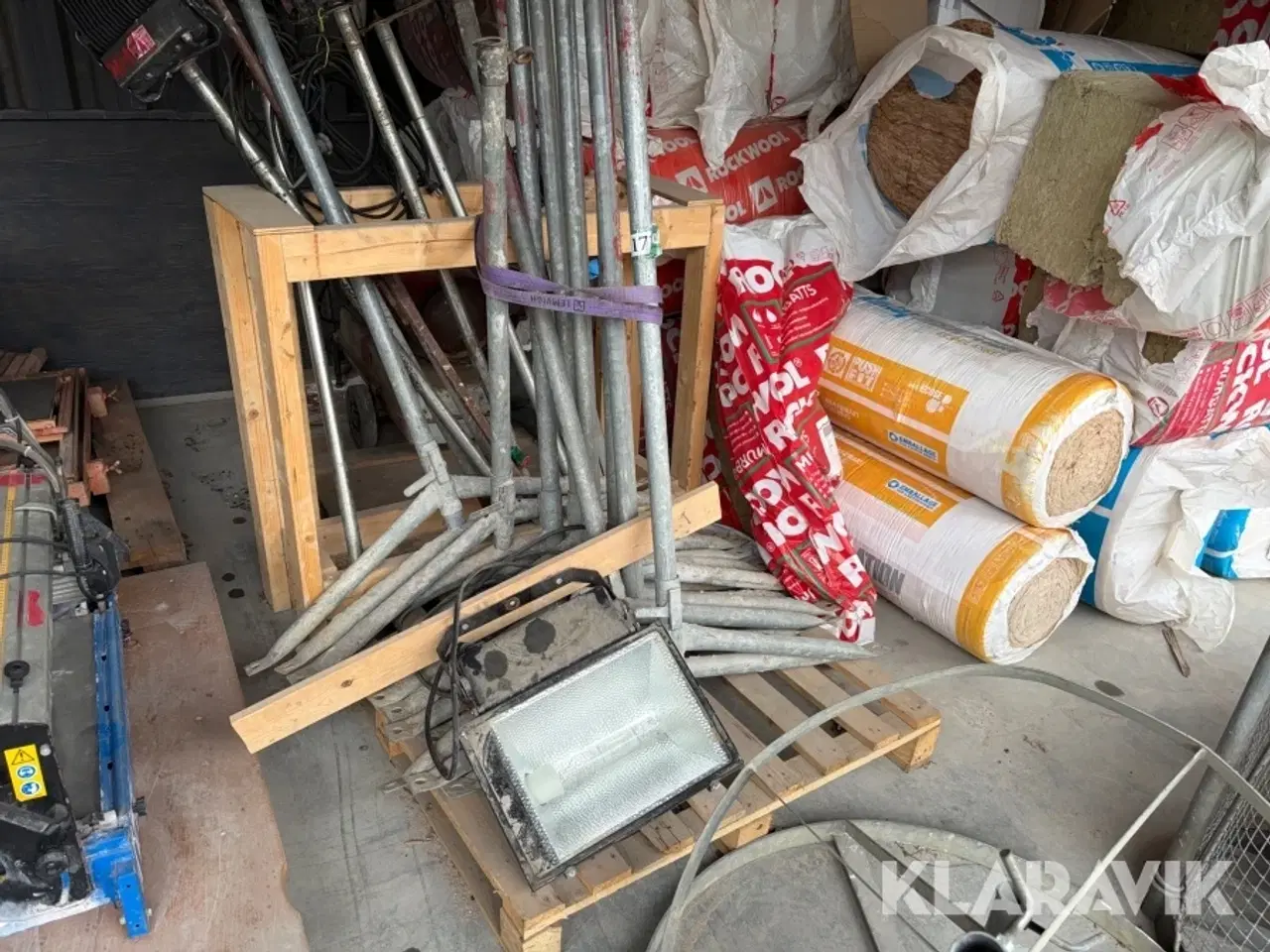 Billede 9 - Arbejdslamper Wexim - med støtteben, 7 styks