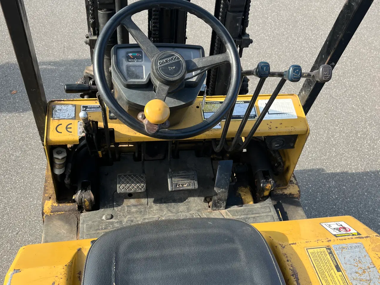 Billede 12 - Daewoo G16S 1500kg gastruck med fuld friløft.