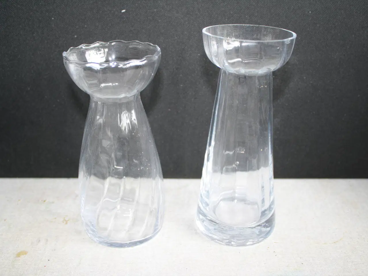 Billede 1 - 2 gamle hyacintglas
