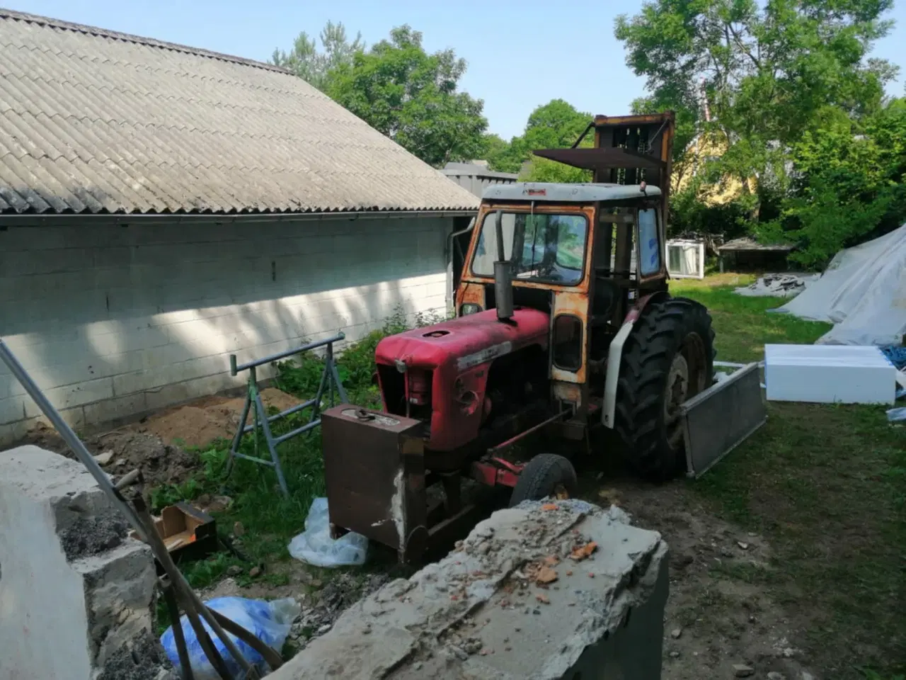 Billede 3 - David Brown Traktor m. byggelift