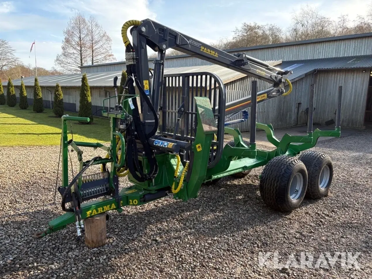 Billede 1 - Skovvogn Farma T 10 G2 med Farma C7,0D G2 kran