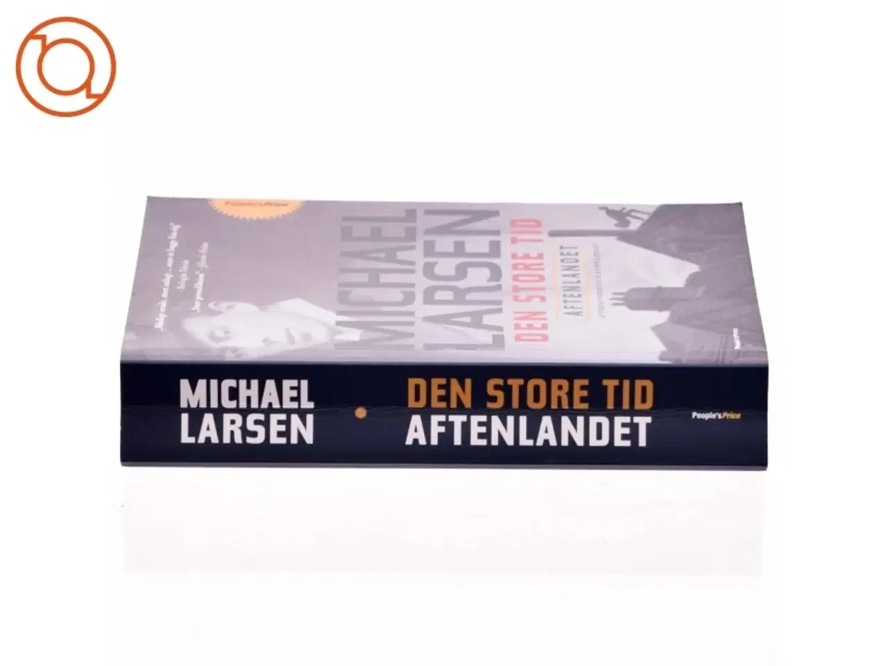 Billede 2 - Den store tid : roman : Aftenlandet af Michael Larsen (f. 1961) (Bog)