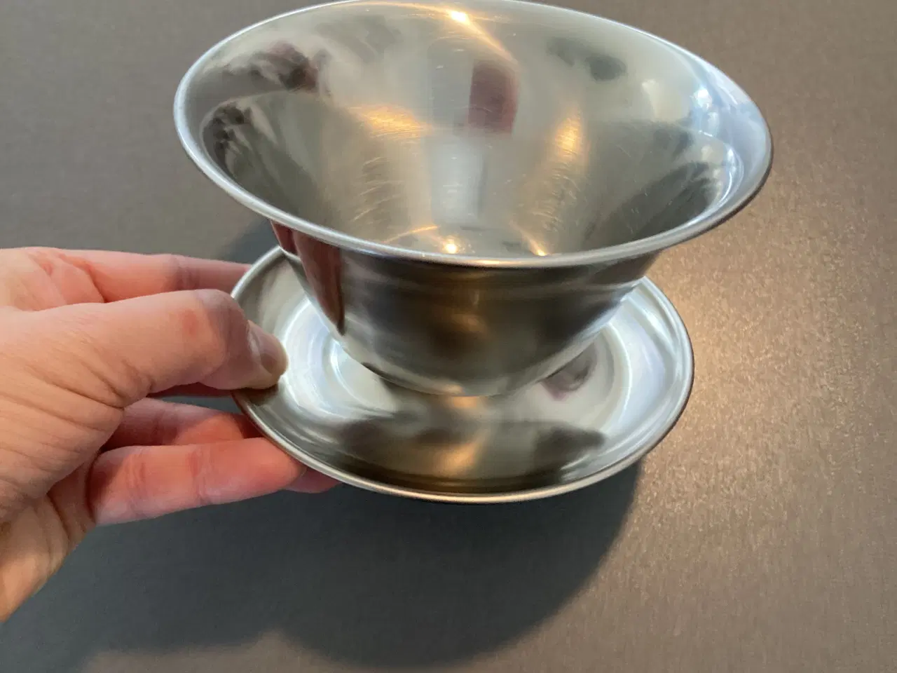 Billede 1 - Sauceskål i stål