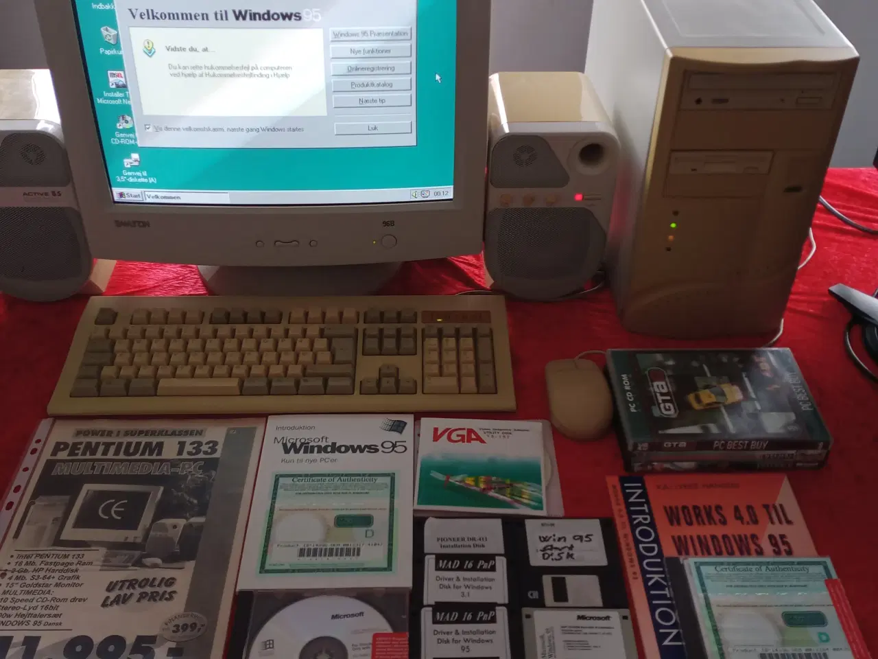 Billede 1 - Komplet retro computer fra 1996