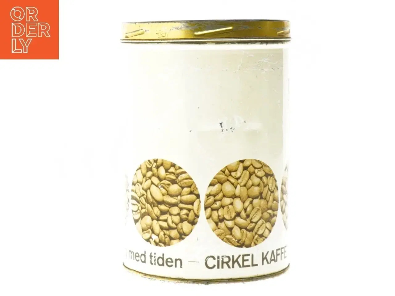 Billede 1 - Vintage kaffedåse med låg (str. 16x11 cm)