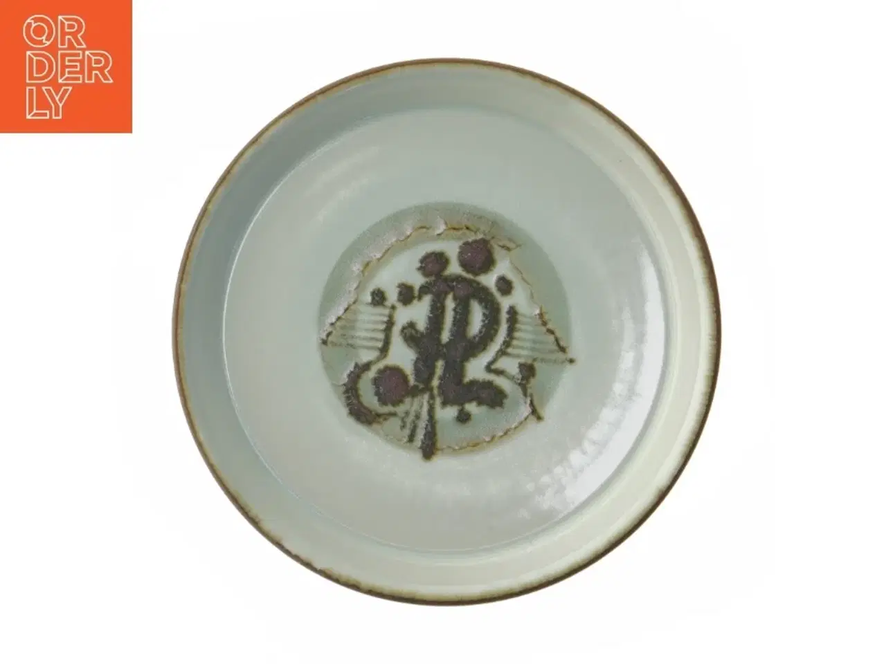 Billede 2 - THULE håndmalet dessert tallerken (str. 5 styk Ø 18 cm)