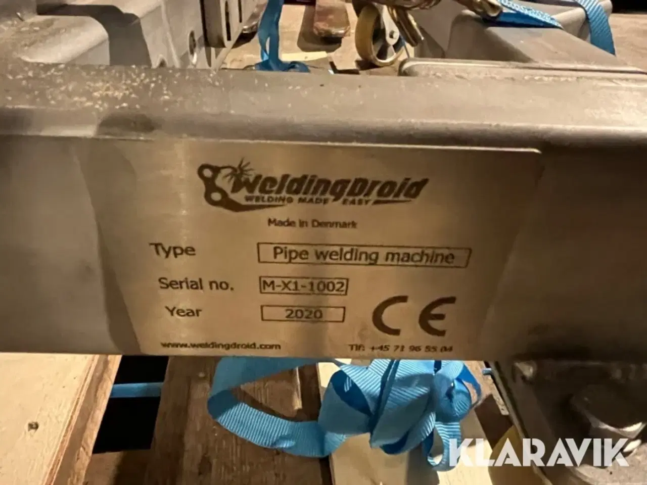 Billede 4 - Robotsvejser WeldingDroid X1 til rør med rullebukke og fjernbetjening