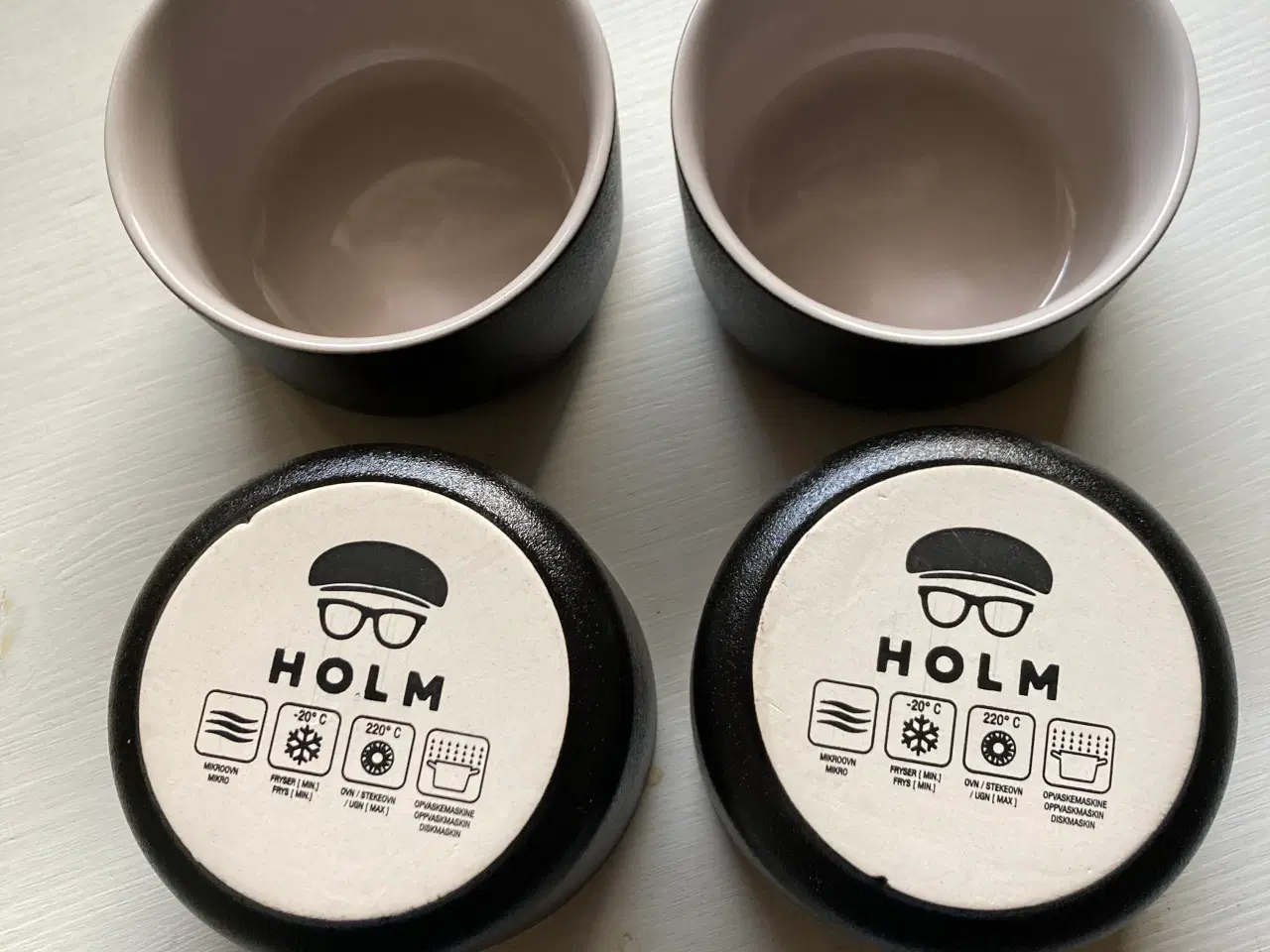 Billede 1 - Claus Holm ramekiner, 4 stk