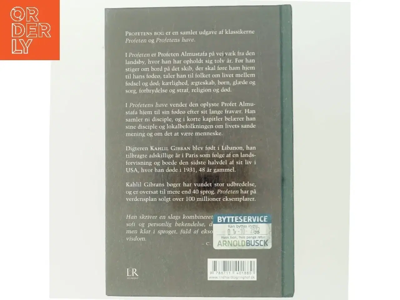 Billede 3 - Profetens bog : samlet udgave af Profeten og Profetens have af Kahlil Gibran (Bog)