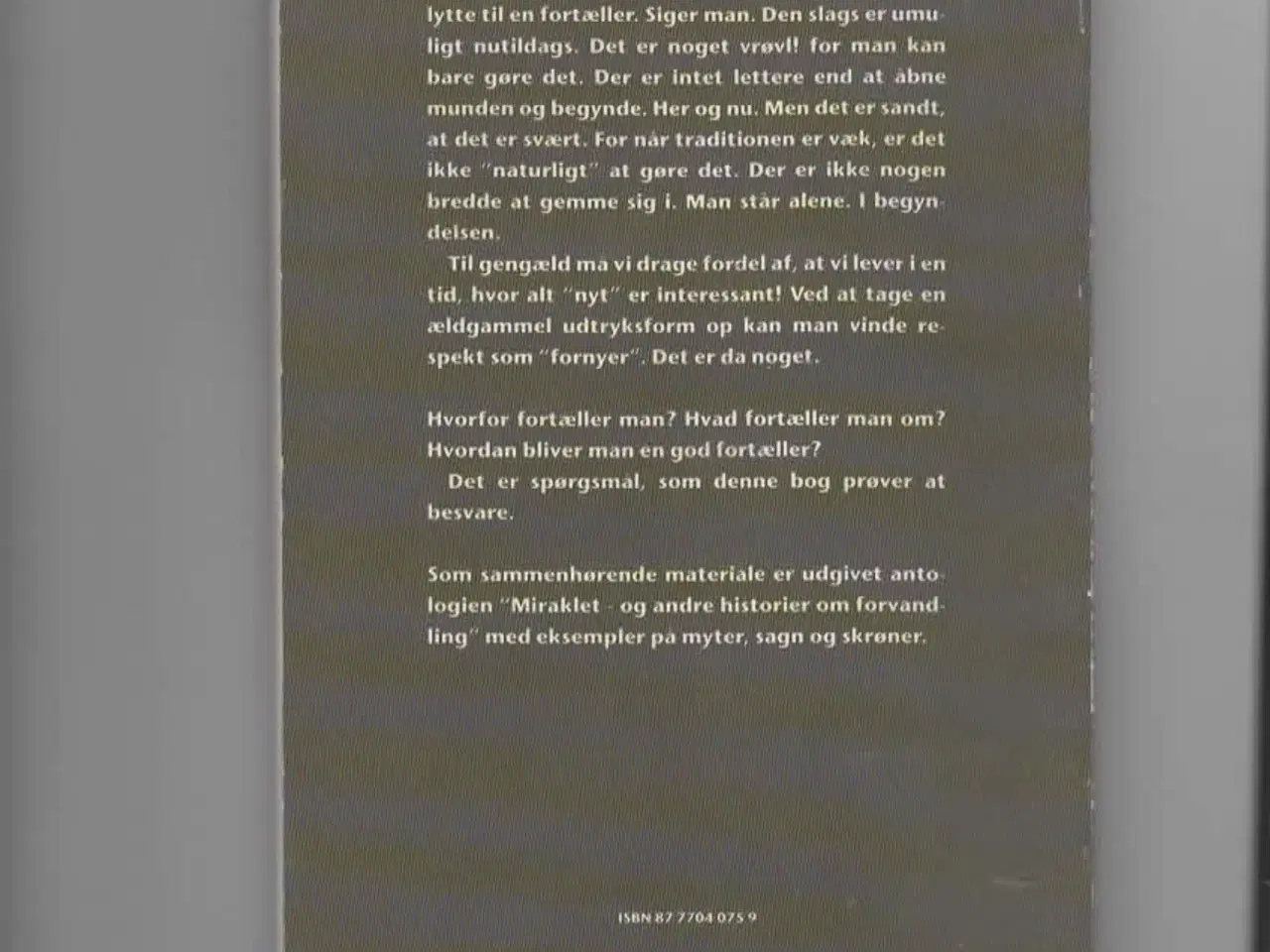 Billede 2 - Om fortælling