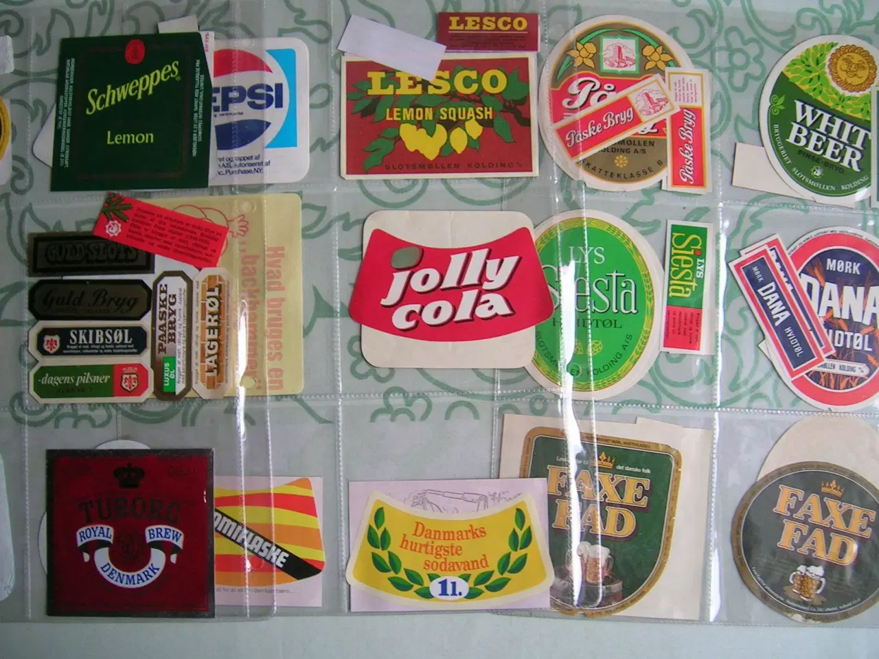 Billede 2 - Øl og sodavandsetiketter af ældre dato