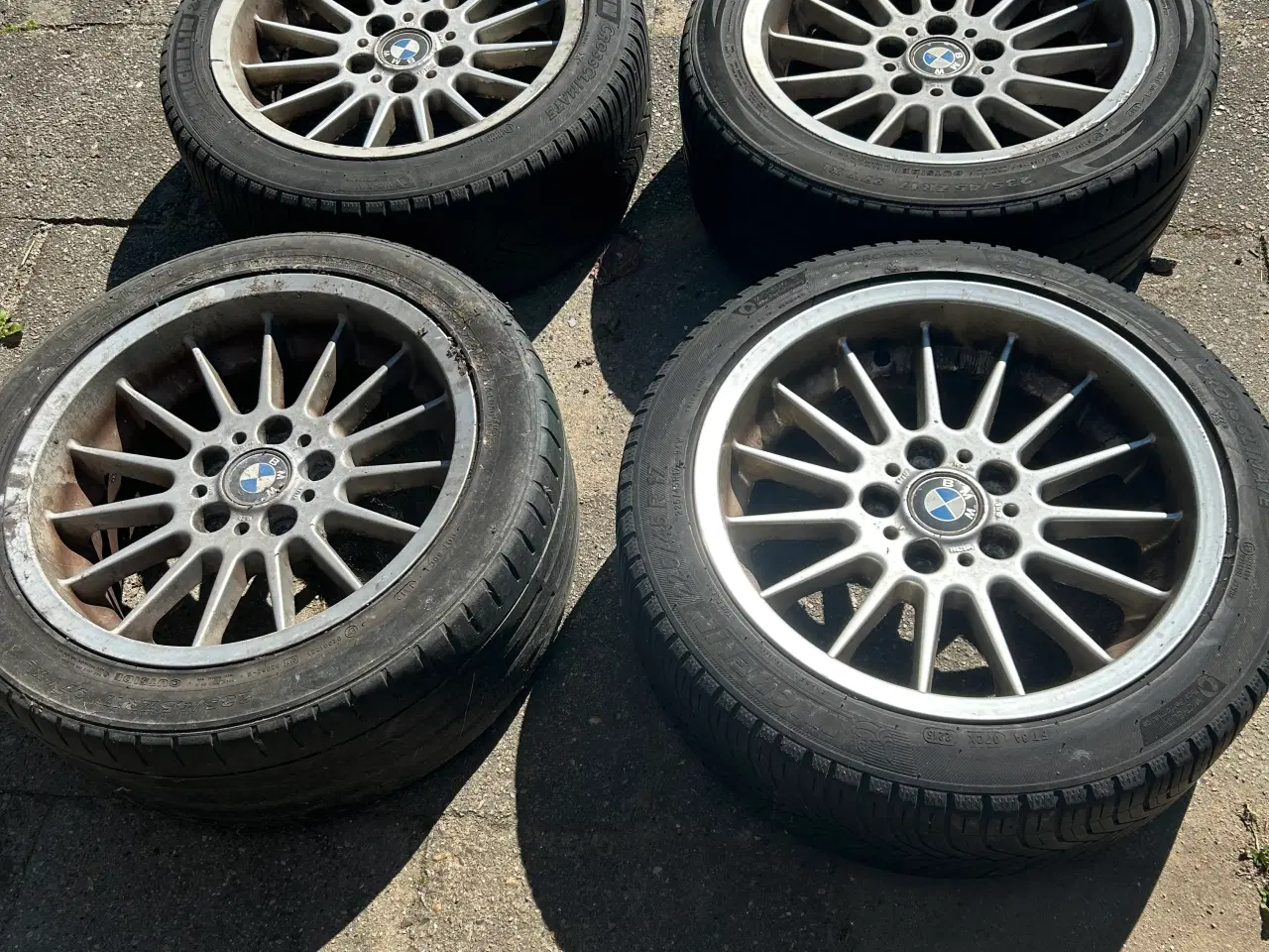 Billede 2 - BMW E39 Originale 17" alufælge, 4stk med dæk