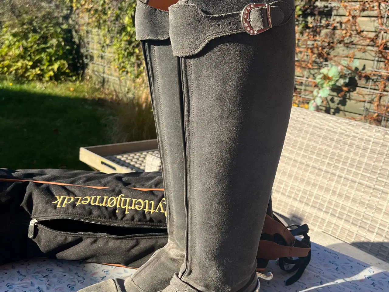 Billede 4 - Grå ruskinds dessurstøvler fra Kønigs