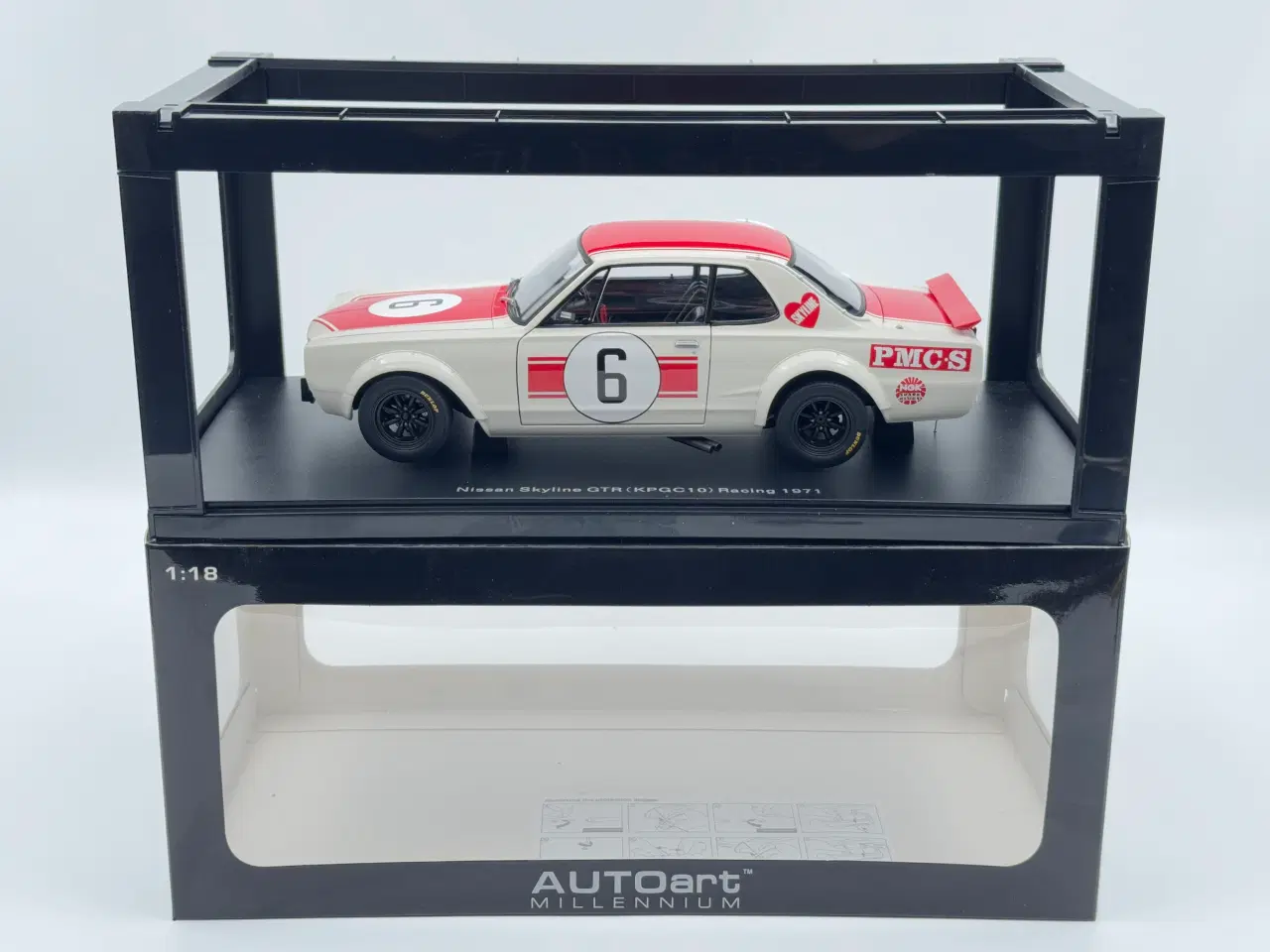 Billede 7 - 1971 Nissan Skyline GTR Racing #6 - AUTOart - 1:18