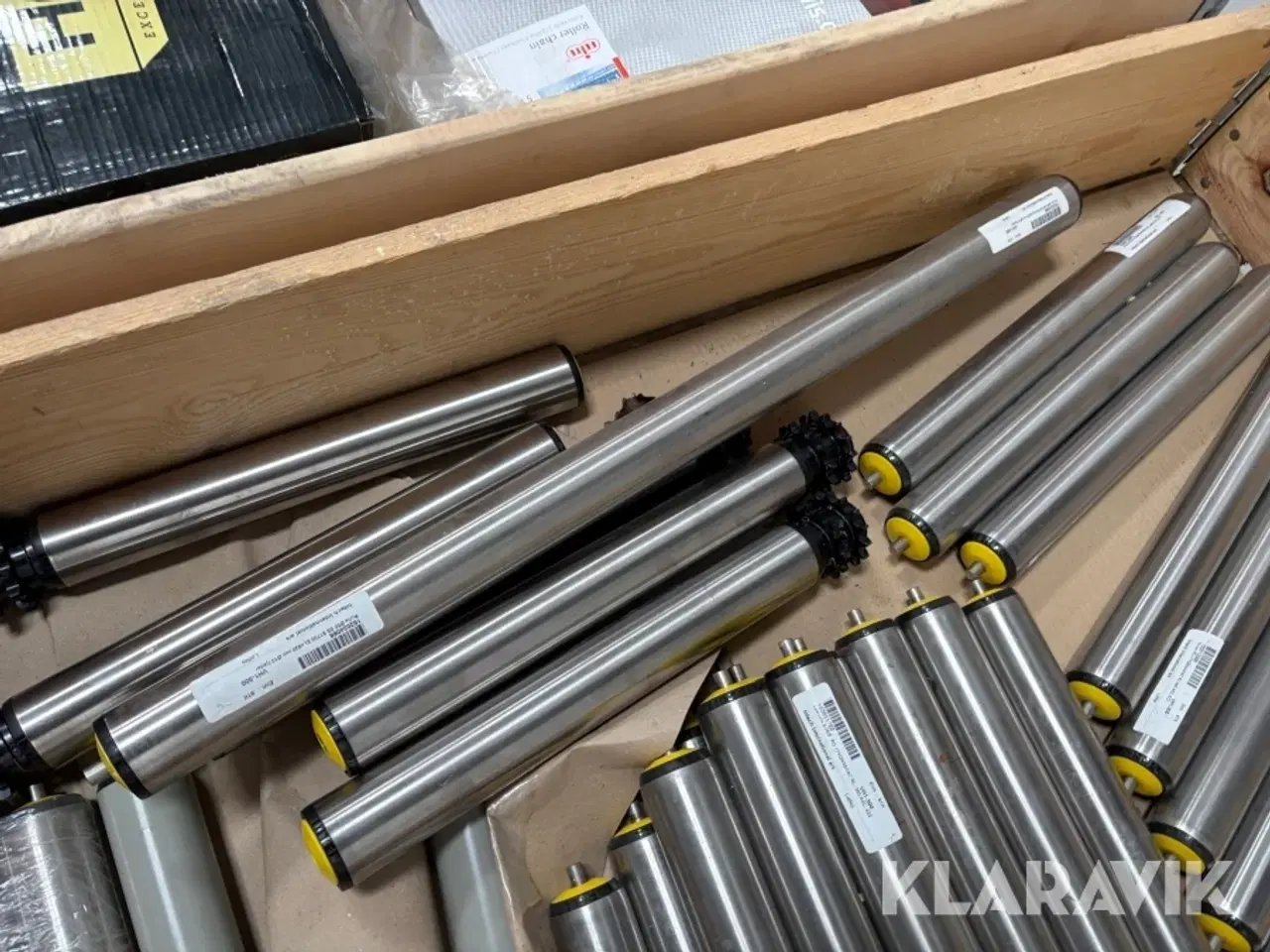 Billede 12 - Lot - Løsruller - plast og rustfri stål - 1 palle